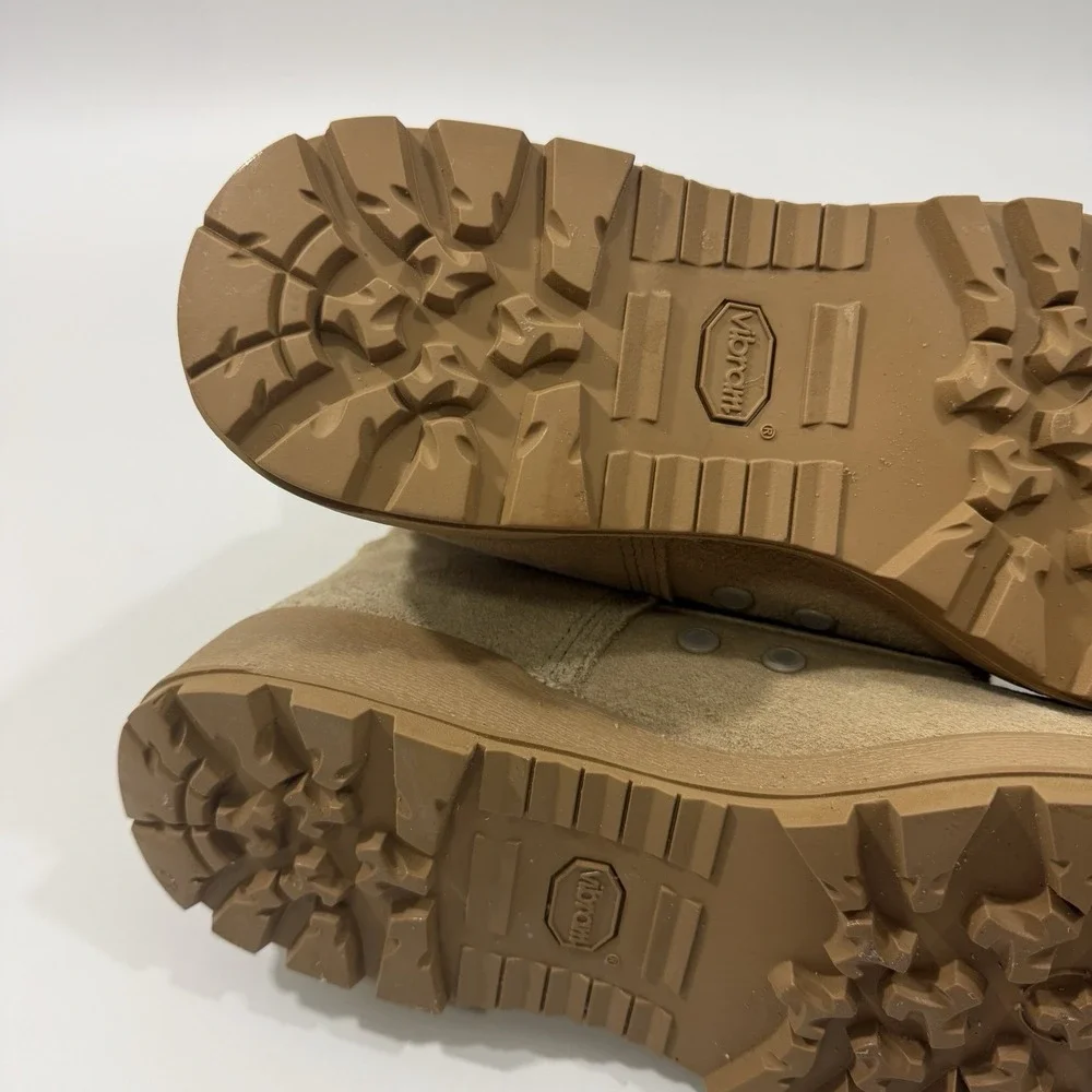 NEW McRae Footwear HW-FR Mens Army HOT Weather Desert Boots Vibram Size 12.5R